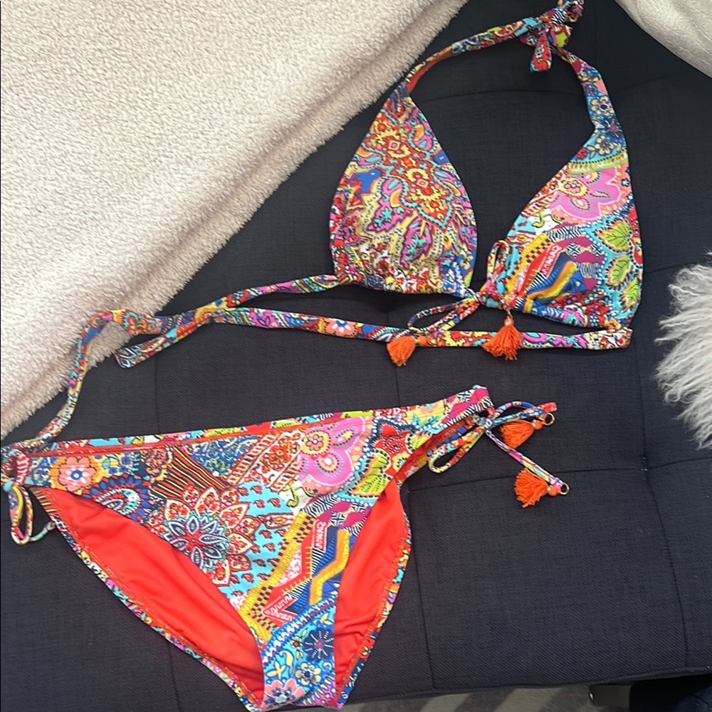 Bleu Rod Beattie Multicolor Paisley Bikini